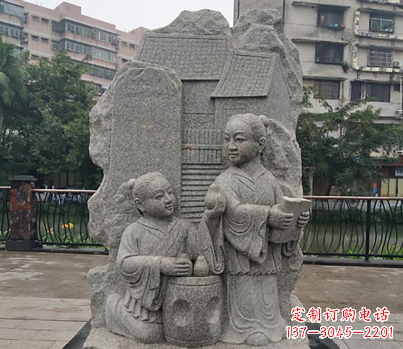 南阳高品质孔融让梨石雕