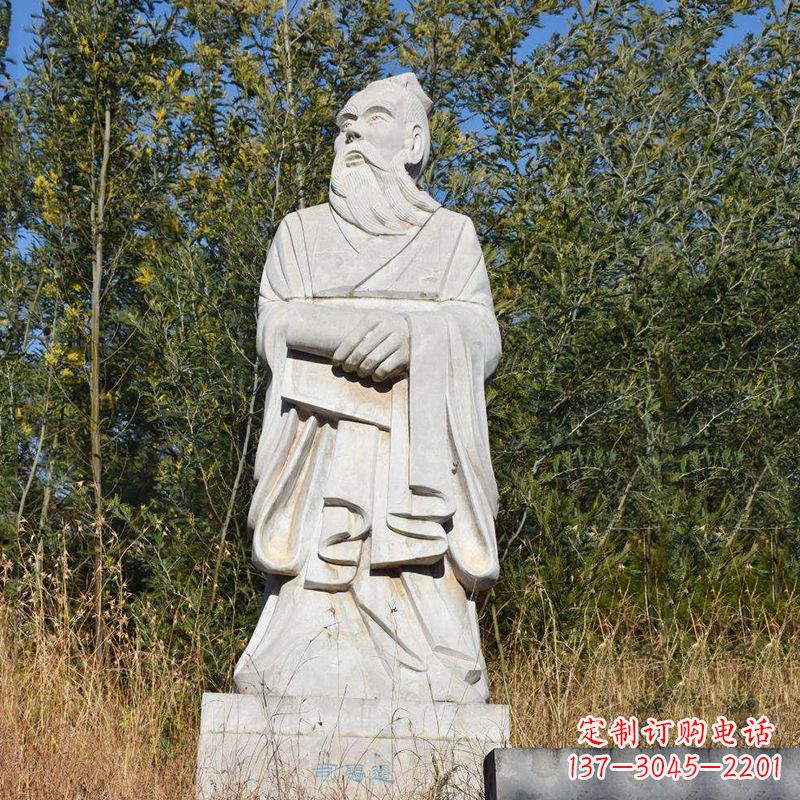 南阳以司马迁石雕塑展现古代名人