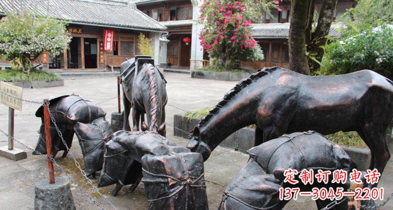 南阳中领雕塑定制的铜动物雕塑