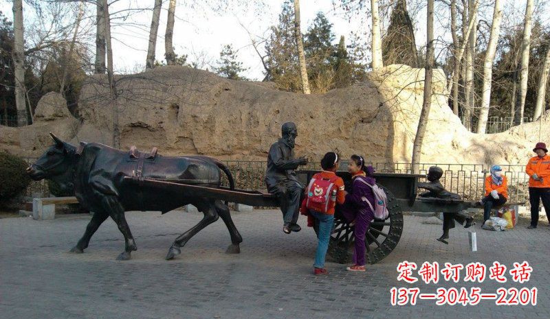 南阳传承历史,记录岁月——领雕塑定制小孩雕塑