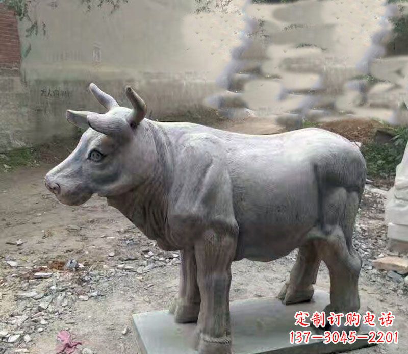 南阳艺术匠心 ─── 青石牛石雕塑