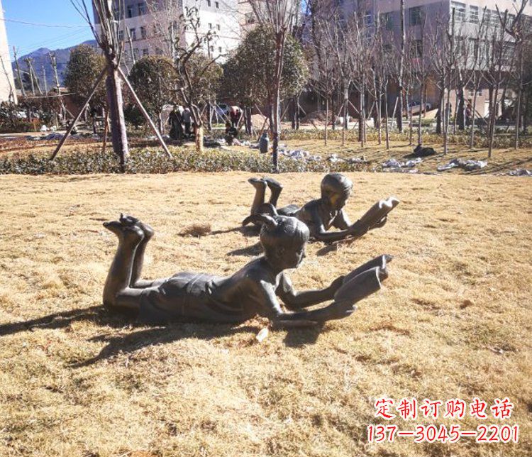 南阳精致的儿童仿铜雕塑