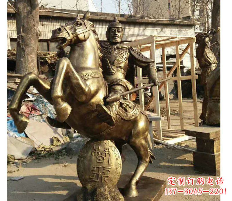 南阳高雅骑马雕塑
