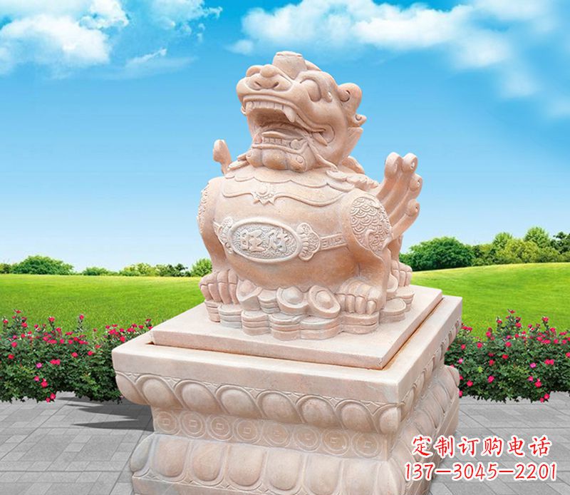 南阳财神貔貅雕塑