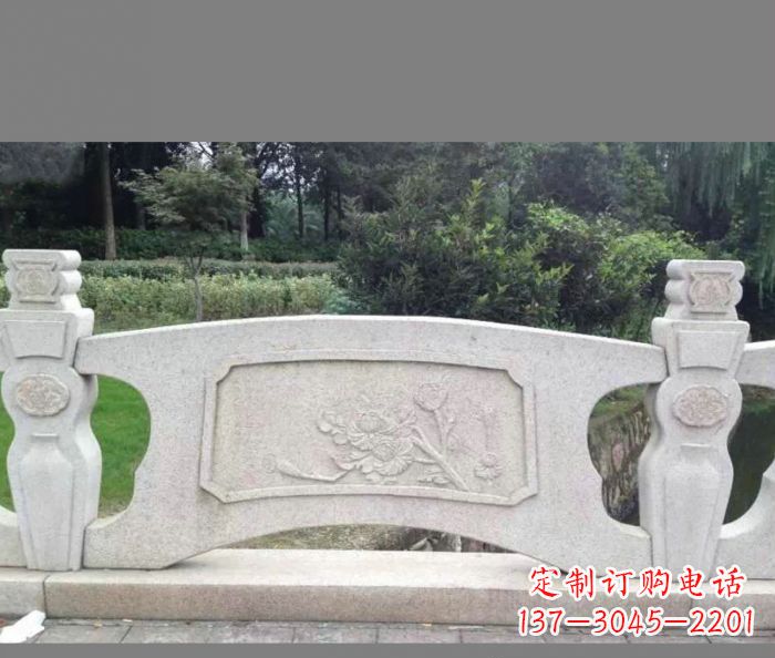 南阳公园石栏板大理石雕塑 (3)