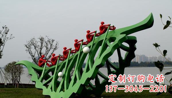 南阳不锈钢树叶雕塑