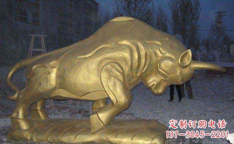 南阳拓荒牛铜雕—瑰丽壮观的动物雕塑