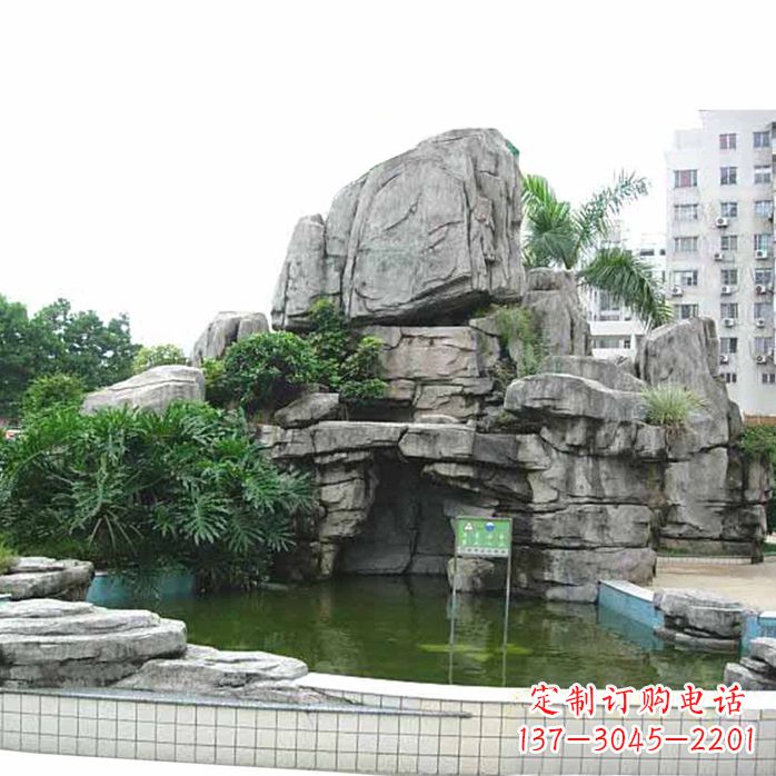 南阳精美假山雕塑
