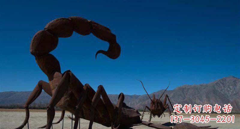 南阳中领雕塑精美铜雕蝎子雕塑