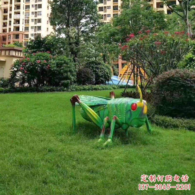 南阳亚克力蝗虫雕塑