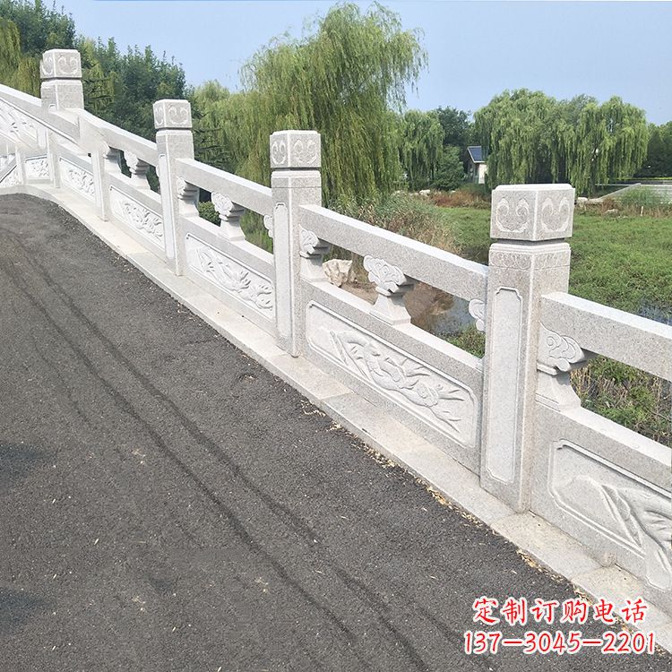 南阳独特的大理石栏杆护栏雕塑,让公园更加精致