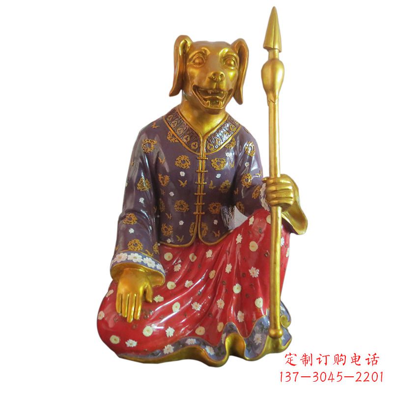 南阳高端可爱的玻璃钢生肖雕塑