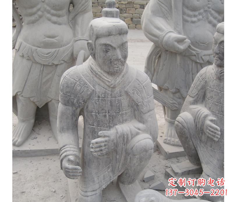 南阳精致兵马俑雕塑,给您的空间一丝古代历史