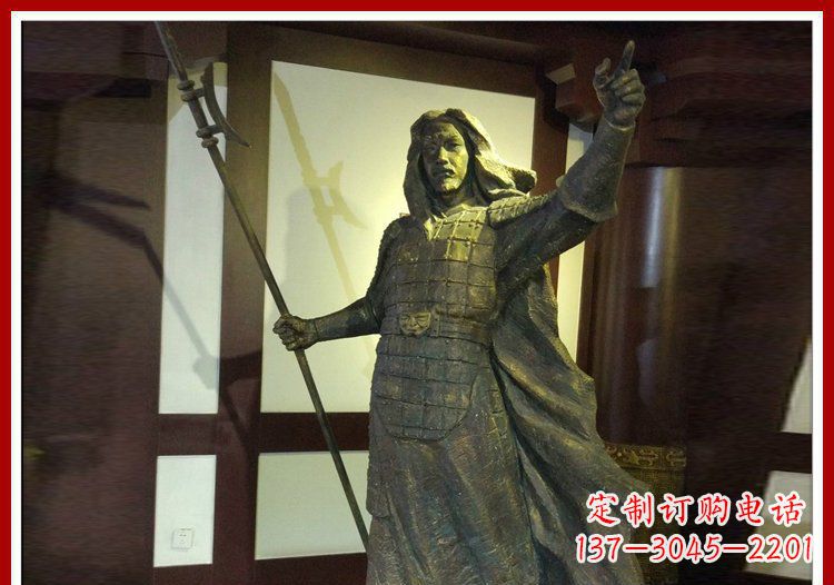 南阳传神的古代名人雕塑