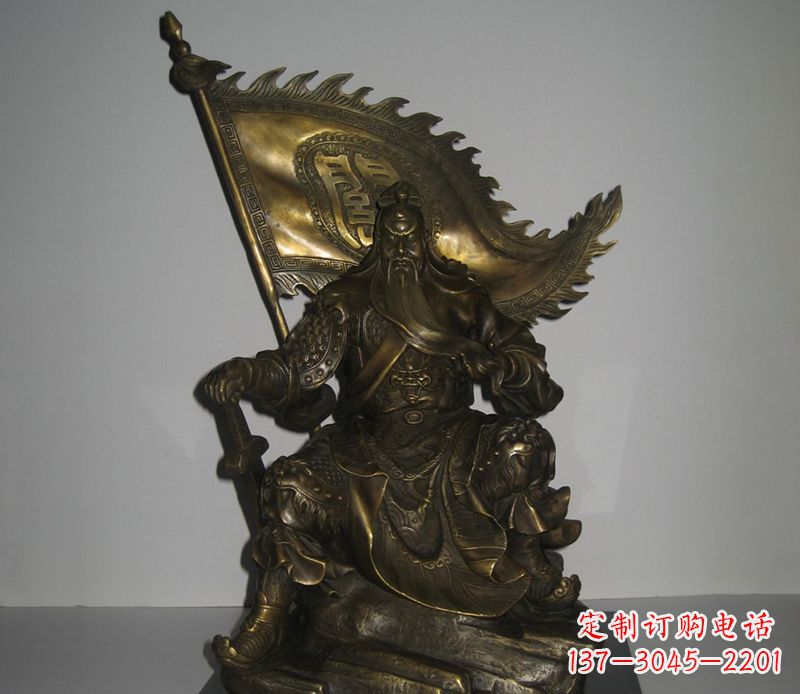 南阳经典传承|古代名人关公铜雕