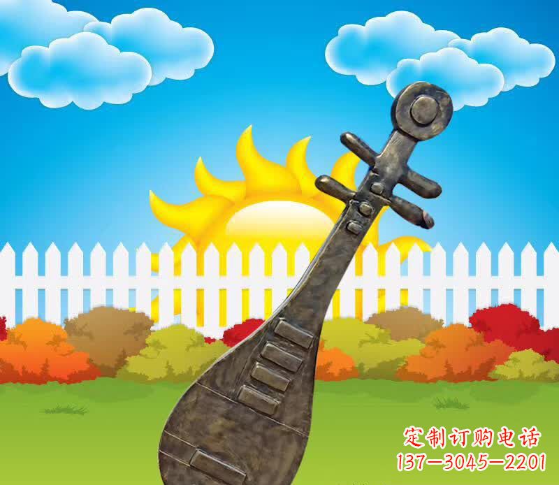 南阳精美古典琵琶雕塑