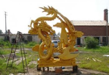 南阳产品名称“象征吉祥，唤醒美好——中领雕塑铜雕龙凤呈祥”
