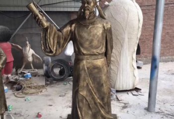 南阳龙韵铜雕——歌颂古代大文豪李白