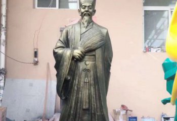 南阳中领雕塑经典传承，诸葛亮铜雕！