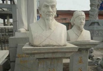 南阳高级定制古代名人祖冲之头像雕塑
