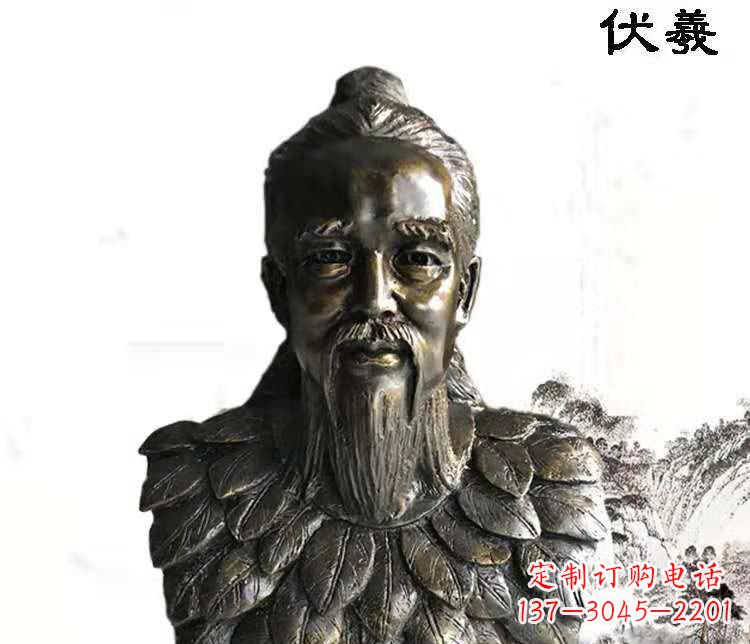 南阳经典古神伏羲雕像,文化艺术绽放光芒