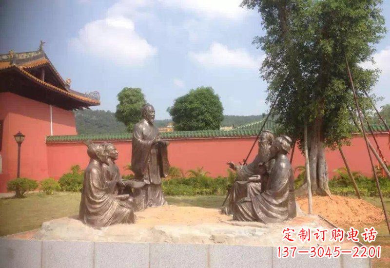 南阳经典经典,传承孔子之魅力——孔子铜雕