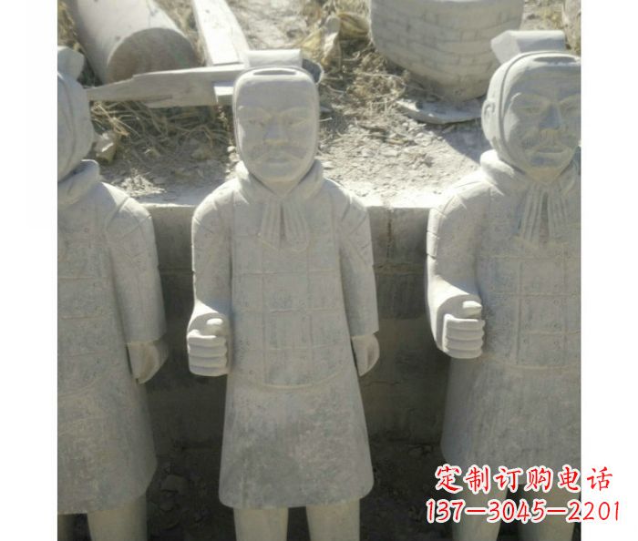 南阳欣赏秦帝国历史,精美的兵马俑雕塑