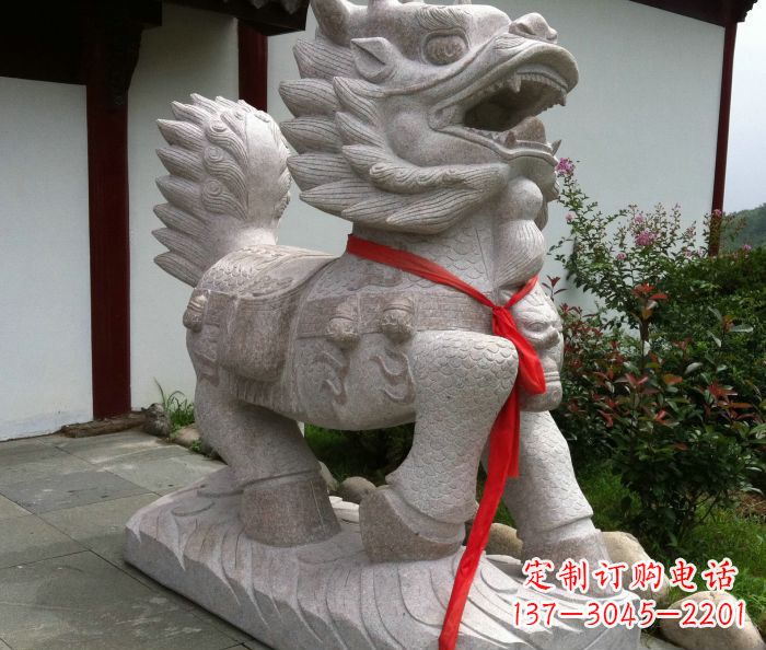 南阳古典神麒麟石雕,令人叹为观止的精美艺术