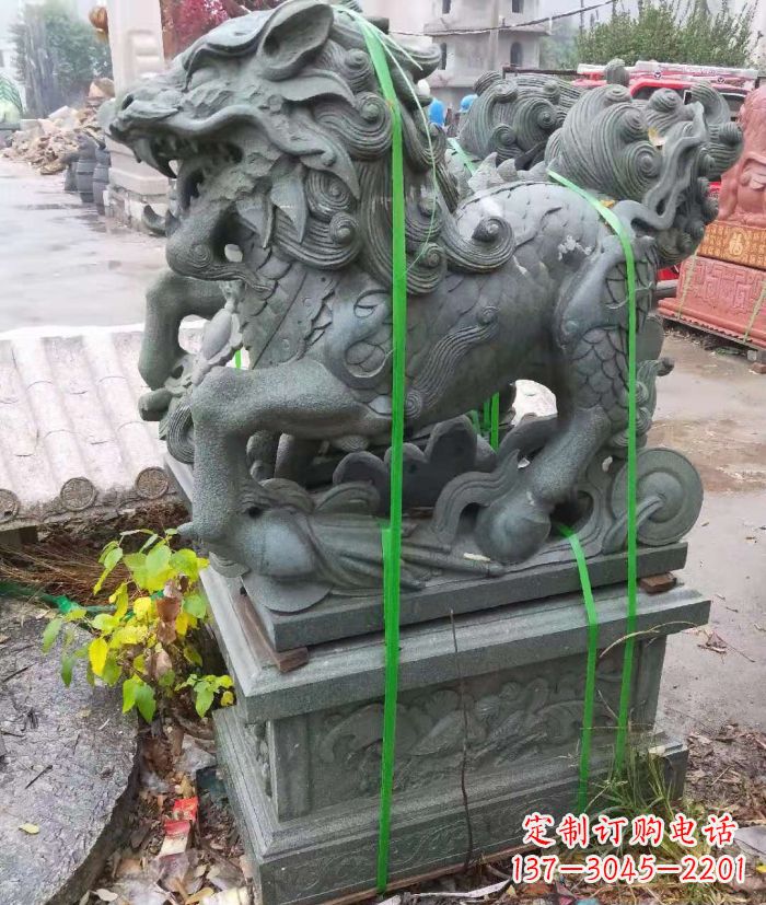 南阳麒麟之美——灵动古典古朴的古代神兽石雕