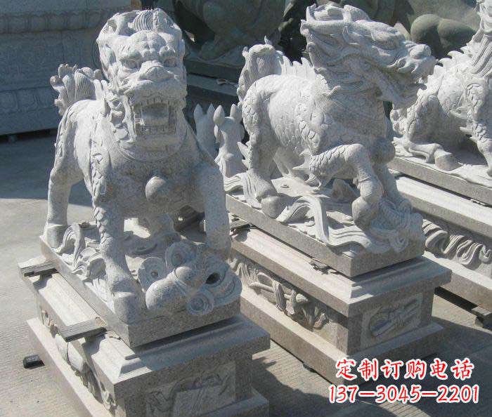 南阳优质古代神兽麒麟石雕