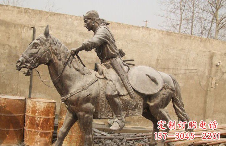 南阳古代战马铜雕塑,为您定制灵动雄壮的艺术品