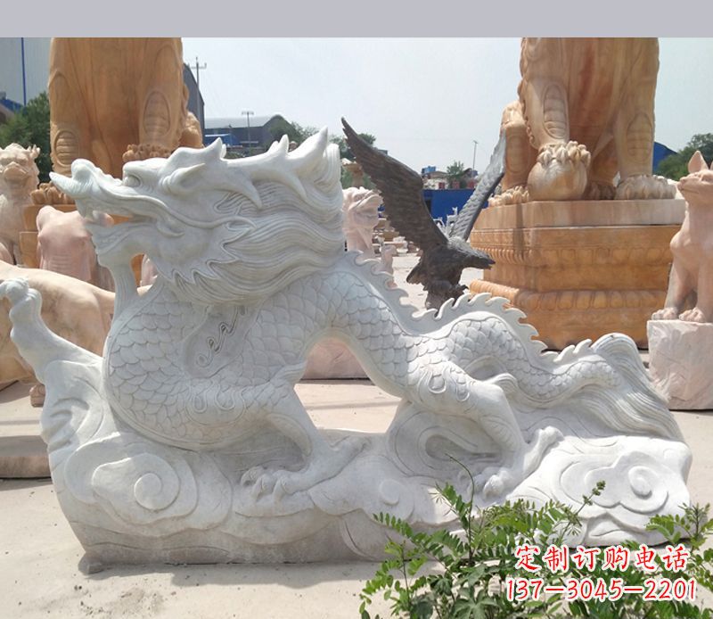 南阳古代风格的动物石雕