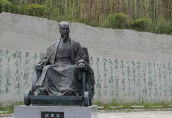 南阳古典诸葛亮雕塑