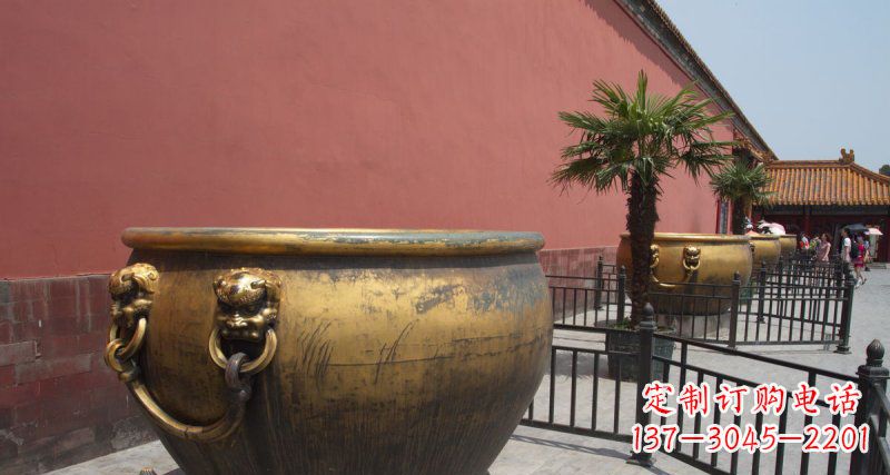南阳故宫铜雕缸:以古之美点亮家园