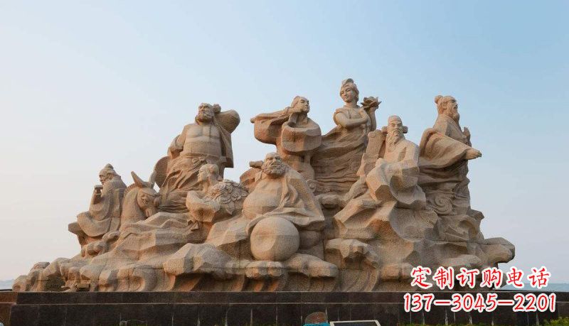 南阳专业定制八仙过海雕塑