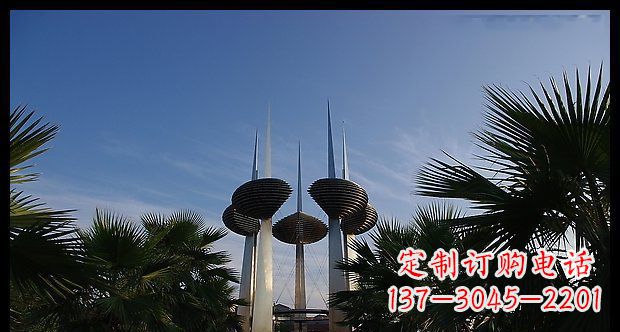 南阳不锈钢避雷针抽象雕塑