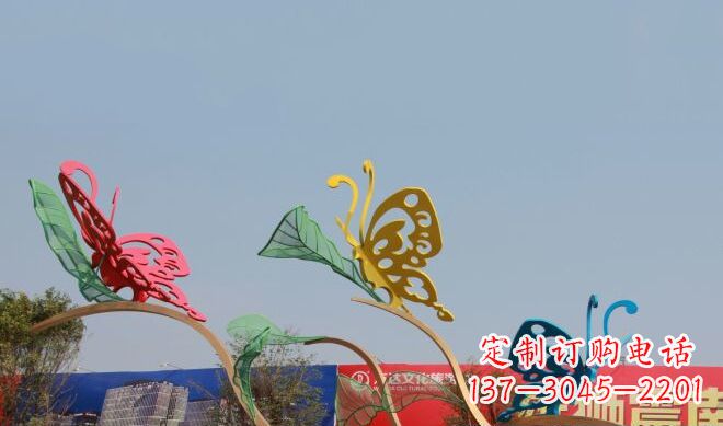 南阳中领雕塑|不锈钢定制蝴蝶雕塑