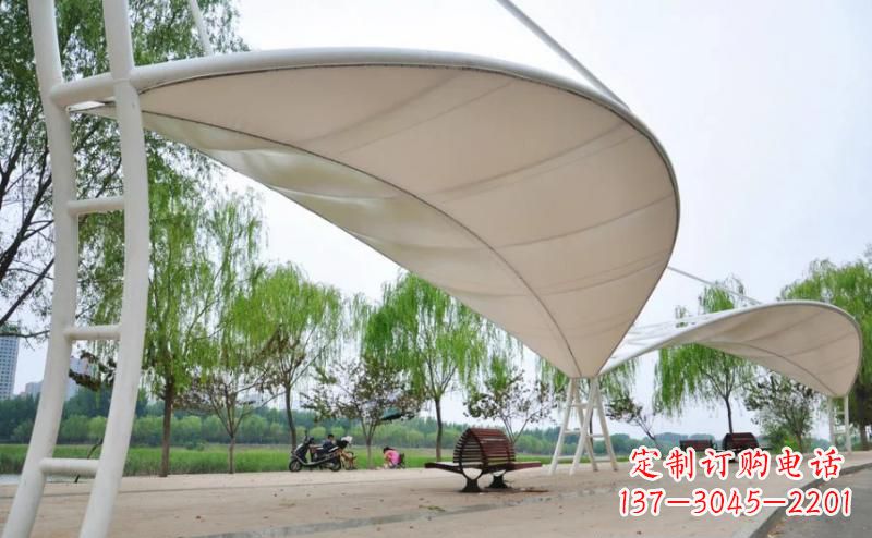 南阳高品质不锈钢凉亭雕塑