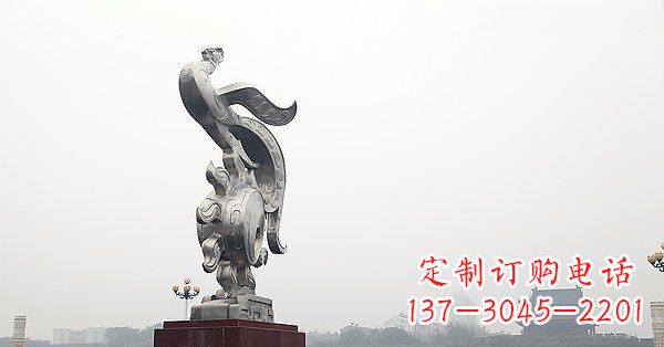 南阳炫丽凤凰,景观雕塑精美绝伦