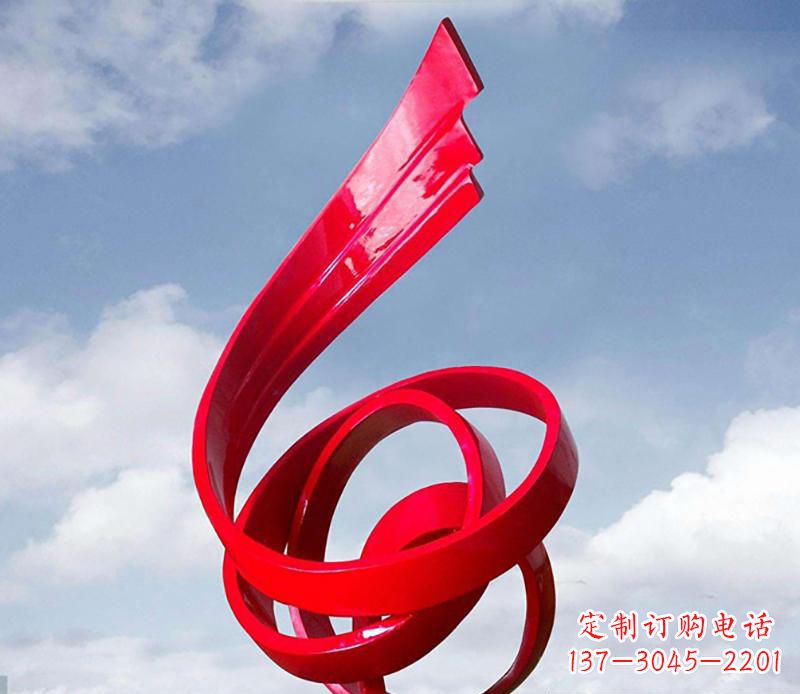 南阳中领雕塑为您定制翅膀抽象雕塑