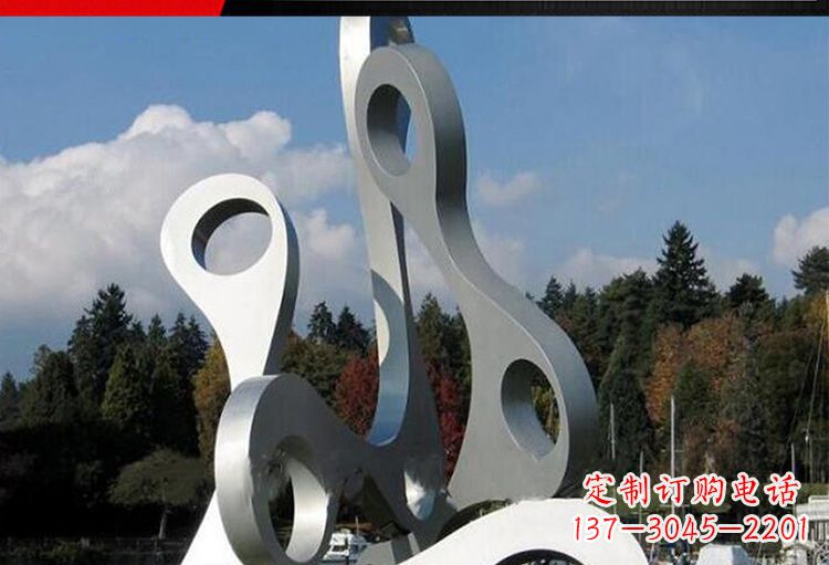 南阳专业定制不锈钢字母景观雕塑