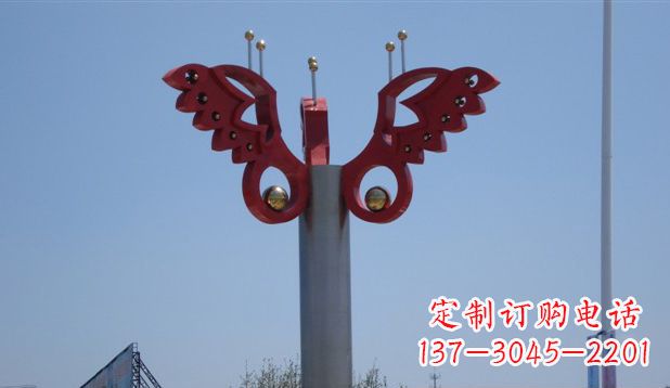 南阳欣赏精美蝴蝶雕塑,感受生活的美好
