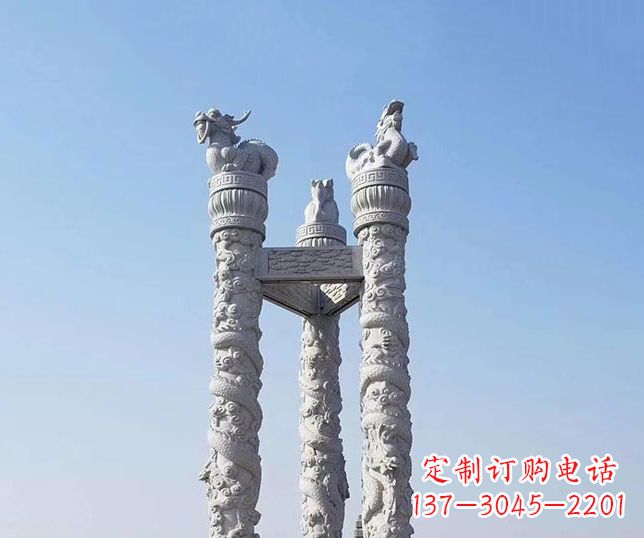 南阳中领雕塑:精致石雕龙柱,展现时尚文化之美