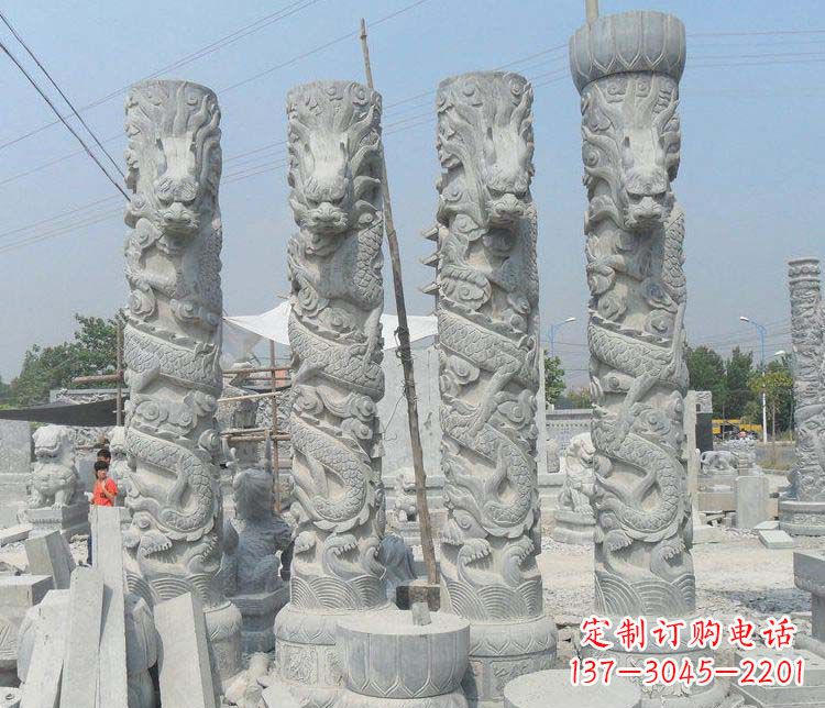 南阳中领雕塑龙柱雕塑,历久弥新