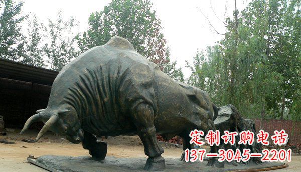 南阳铜雕牛雕塑-领雕塑定制