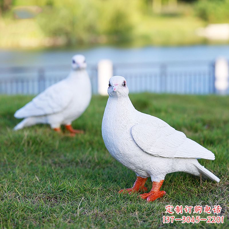 南阳广场和平鸽雕塑