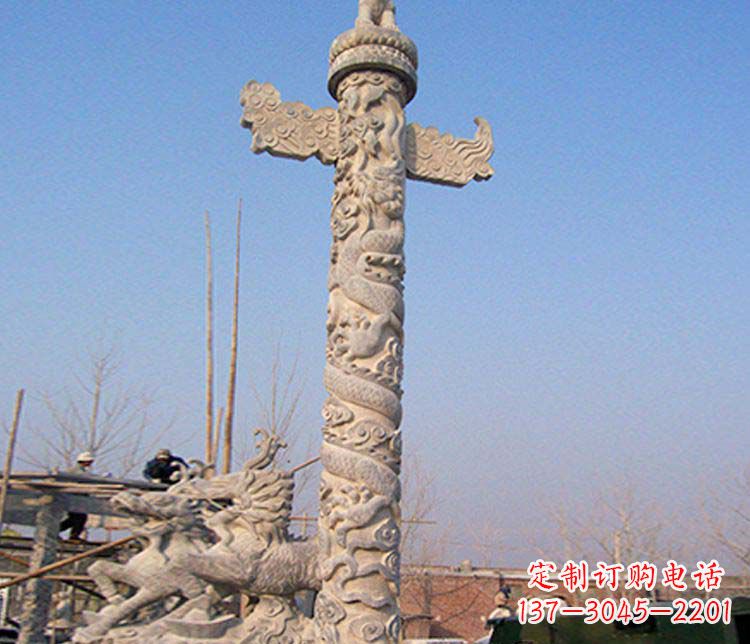 南阳广场华表景观石雕
