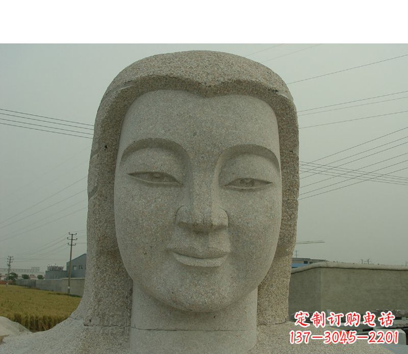 南阳广场黄河母亲石雕