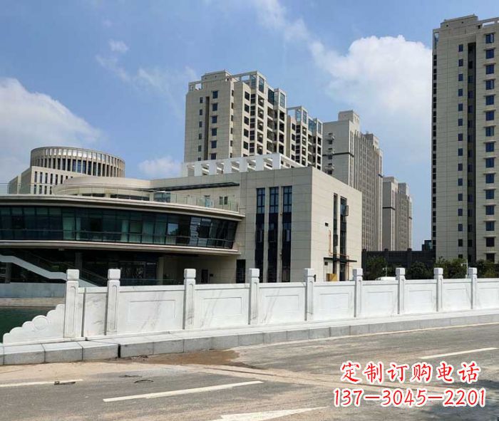 南阳广场景观大理石栏板雕塑