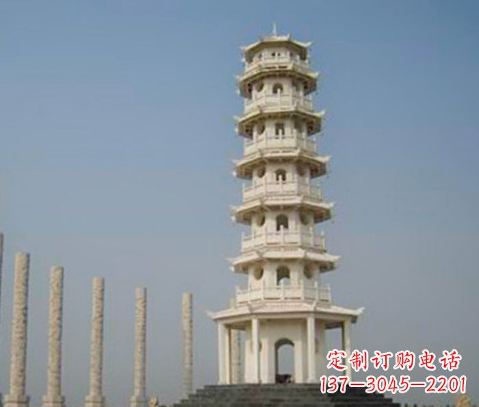 南阳多层宝塔石雕:极致精美的雕塑艺术